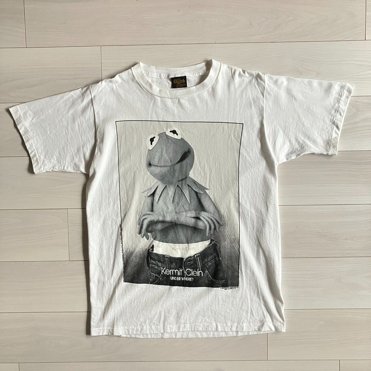 Changes カーミット カルバンクライン コラボ Tシャツ カーミット カルバンクライン Tシャツ changes Lサイズ 白