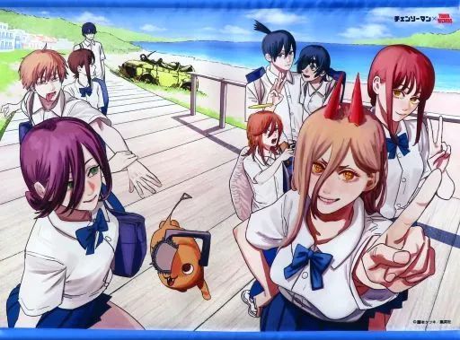 中古】タペストリー 集合B B2タペストリー 「チェンソーマン マンガ展