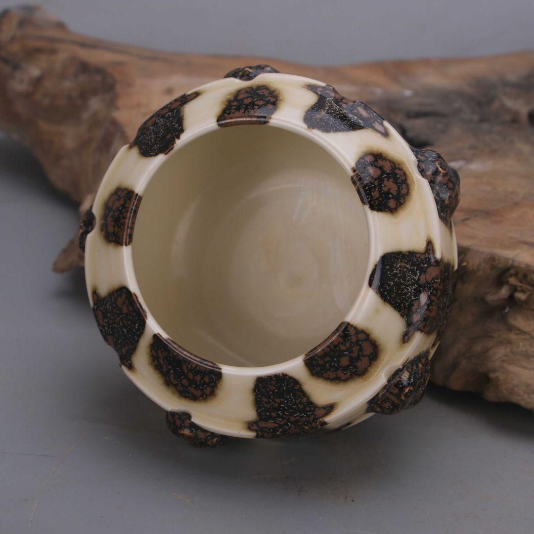 白釉点水洗鉢 磁器 陶磁器 現代工芸品 美術品 装飾品 置物 白釉点水洗鉢 磁器 陶磁器 現代工芸品 美術品 装飾品 置物 白