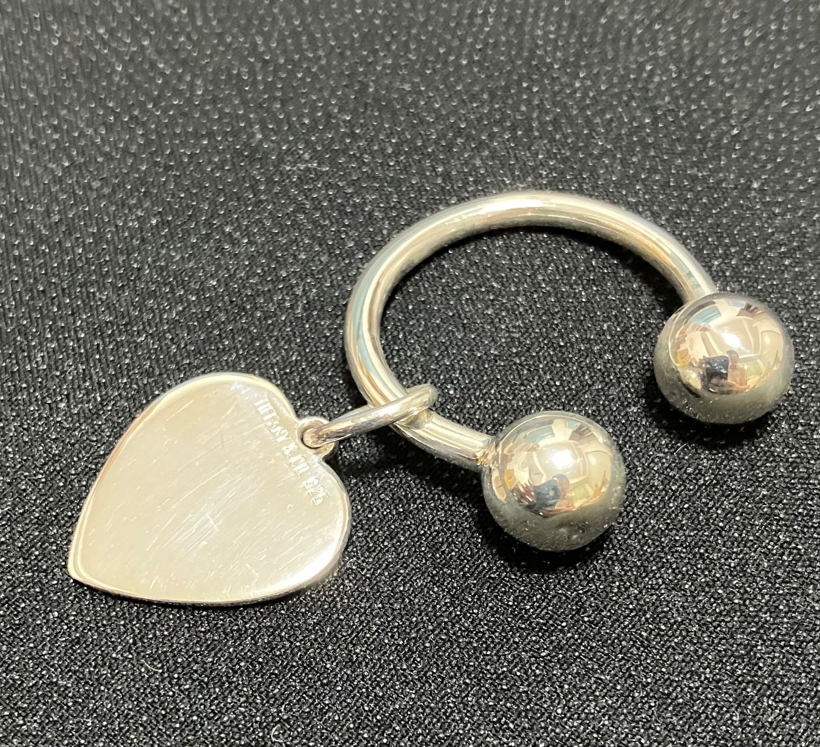 ◆新品仕上げ済み◆TIFFANY&Co. ティファニー◆ハートタグ◆シルバー◆キーリング◆SV925◆総重量約8.9g◆キーホルダー◆