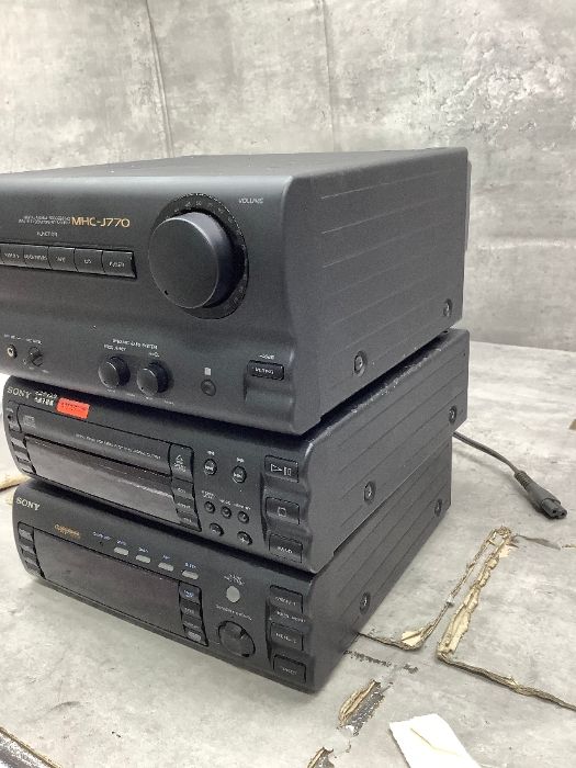 Z1a SONY システムコンポ MHC-J770 HCD-J770 SEQ-L770 3点セット