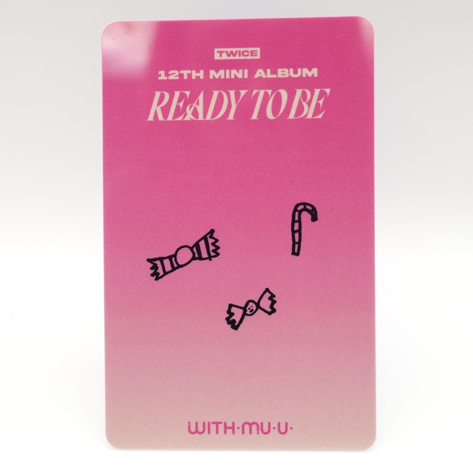 TWICE ジョンヨン READY TO BE withmuu 特典 ラキドロ トレカ フォト