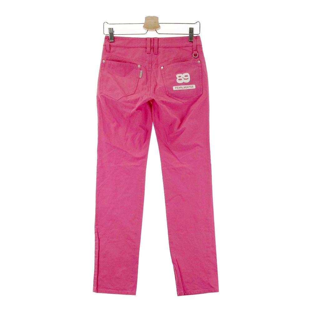 サイズ：0 PEARLY GATES パーリーゲイツ ストレッチパンツ ピンク系