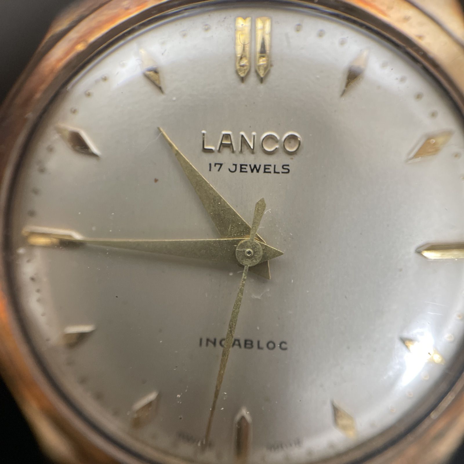 LANCO ランコ MT 手巻 メンズ腕時計 14k 585 INCABLOC - メルカリShops