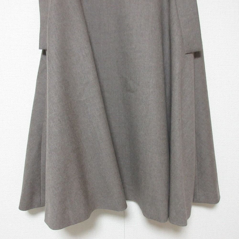 【美品】FOXEY フォクシー　スカート　Irips Flare 38 グレー FOXEY フォクシー フレアスカート 38 グレー