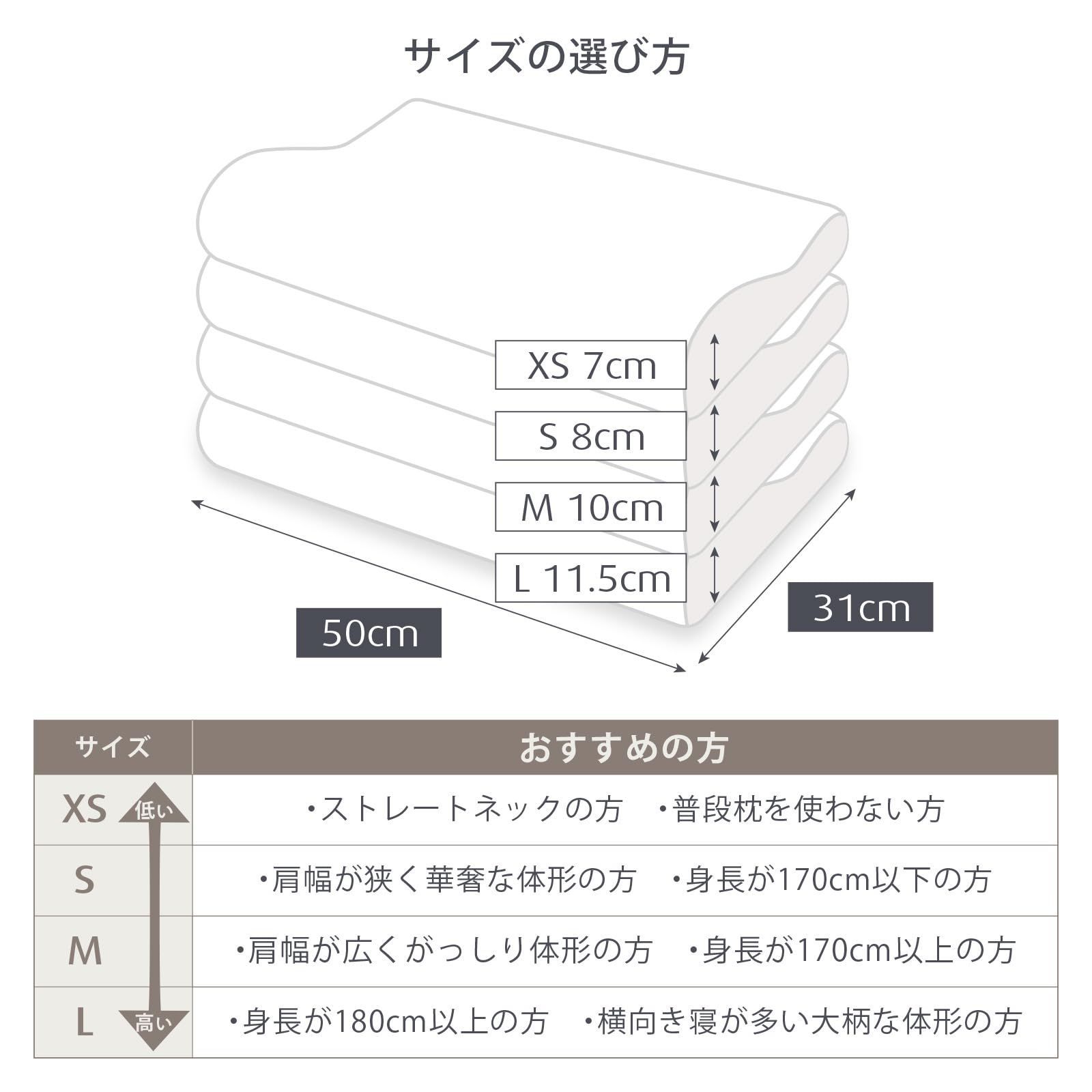 テンピュール(Tempur) 枕 まくら オリジナルピロー ホワイト かため 頭部から首筋に優しくフィット 仰向け/横向き可能で快眠をサポート XS高さ約7cm ストレートネック 肩凝り 肩こり カバー洗濯可 防菌防臭加工