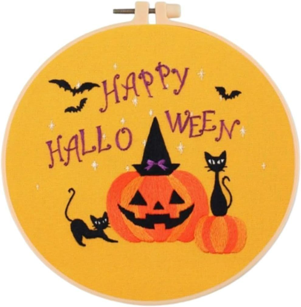 ハロウィン3種類 刺繍キット 刺繍セット ハロウィンパーティー