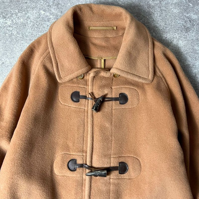 希少 90s Burberrys キャメル チェック ダッフルコート バーバリー ダッフルコート 裏地ノバチェック キャメル 白タグ