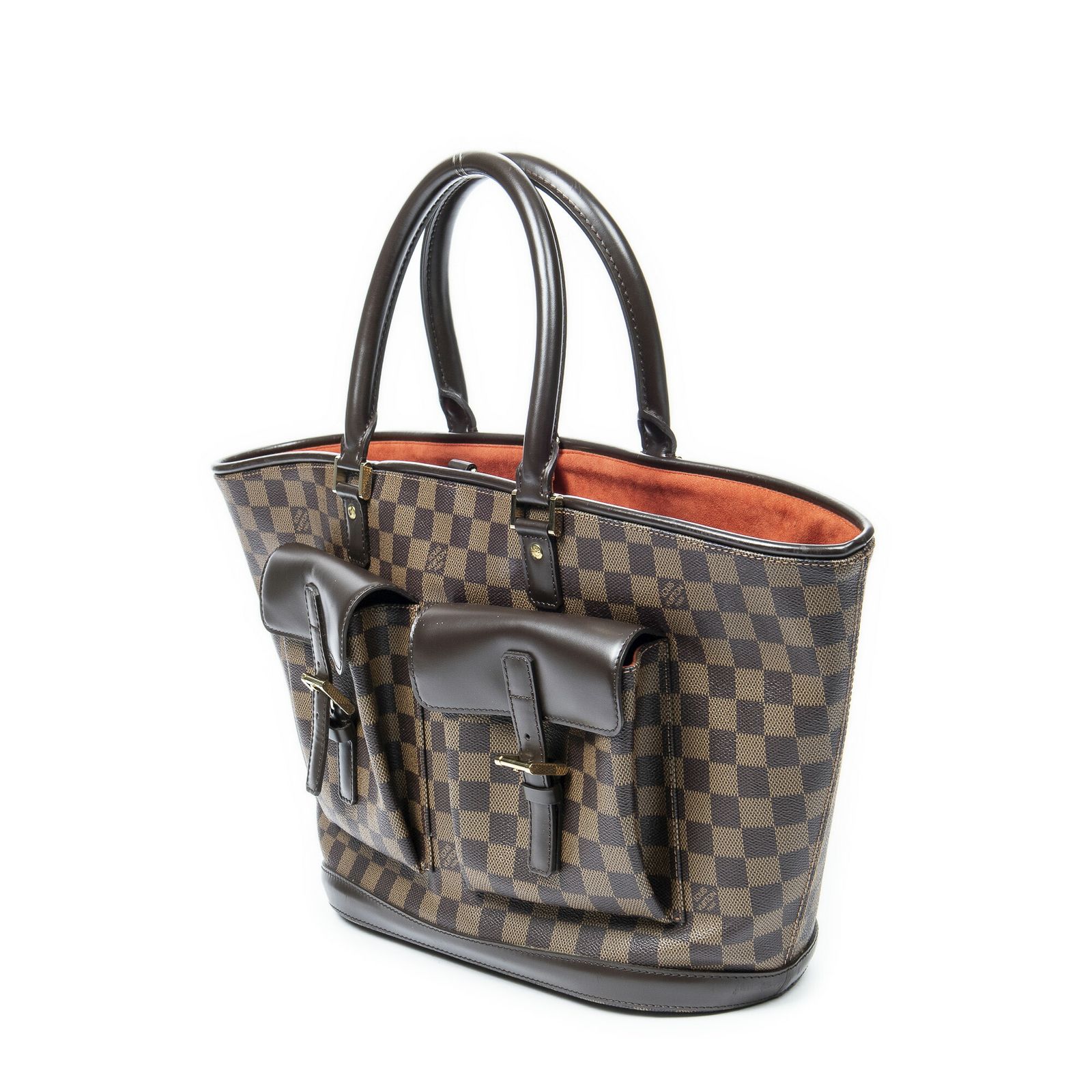 LOUIS VUITTON ルイヴィトンマノスク茶色ダミエ エベヌA