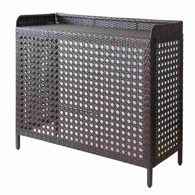 宮武製作所 ラタン室外機カバー ダークブラウン CV-950 新生活 インテリア 家具 おしゃれ デザイン