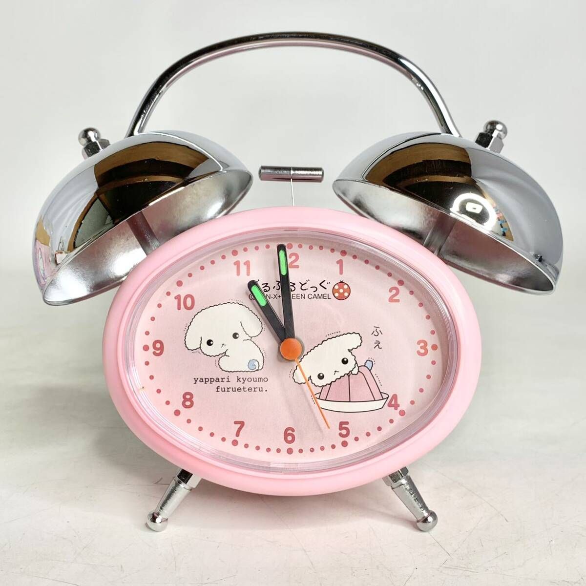 ぶるぶるどっぐ モーニングクロック アラーム 置き時計 目覚まし時計