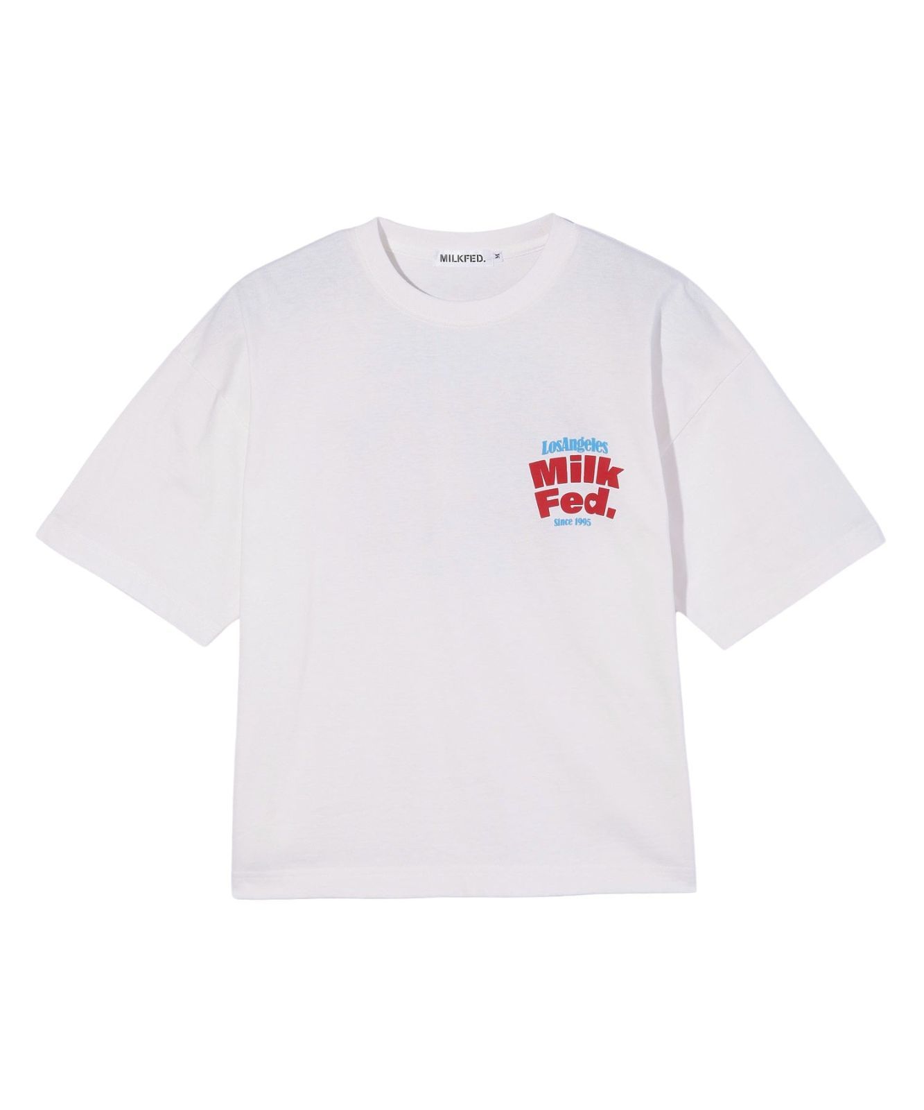 MILKFED. ミルクフェド COOPER LOGO COMPACT S/S TEE レディース
