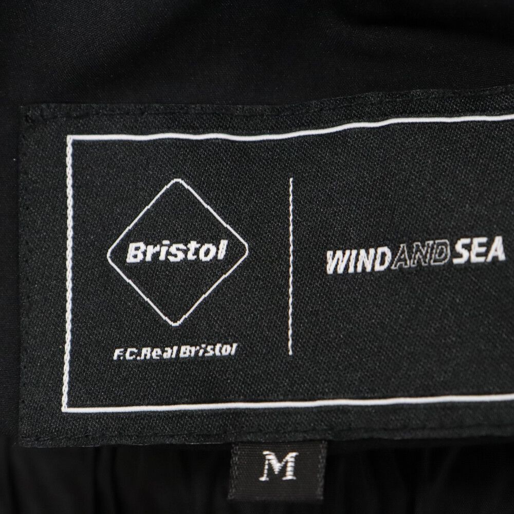 WIND AND SEA (ウィンダンシー) × F.C.R.B .NYLON EASY LONG PANTS エフシーアールビー ナイロンイージーパンツ ブラック FCRB-WDS-22S-03