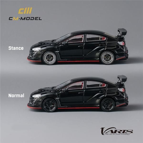 1/64 CM MODEL VARIS SUBARU スバル WRX STI 交換用ホイール付き