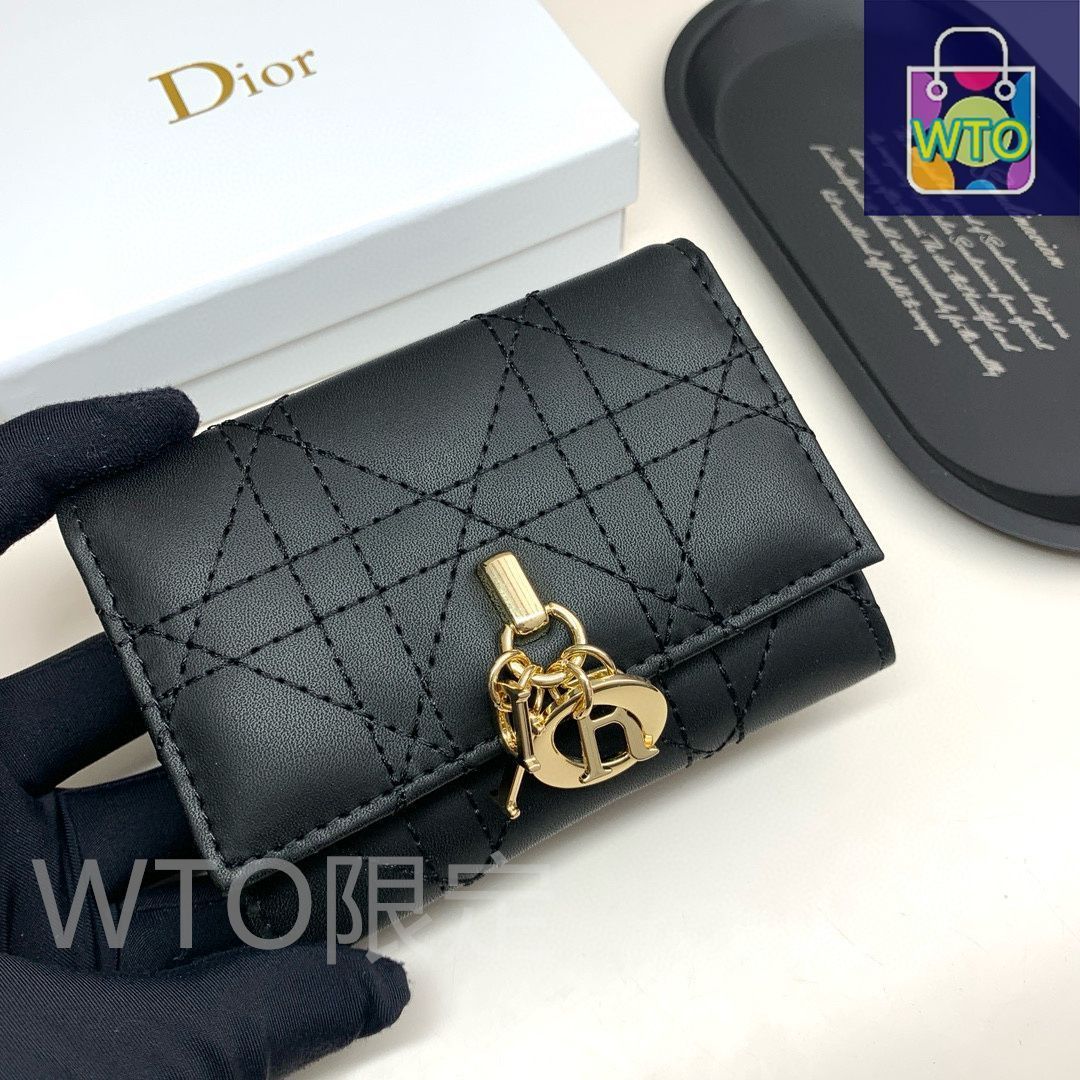 【シックなデザインが素敵☆】Diorウォレット ギフトにも♡》DIOR Saddle ロングウォレット (Dior/長財布