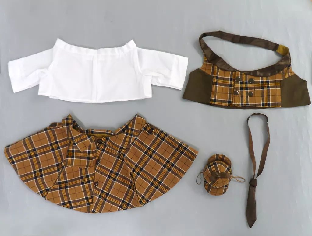 ぬいぐるみ インバネスコートstyle ビッグビターラビットおきがえ ぬいぐるみ用コスチューム 黒執事