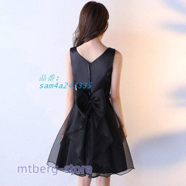 ノースリーブ ミニドレス