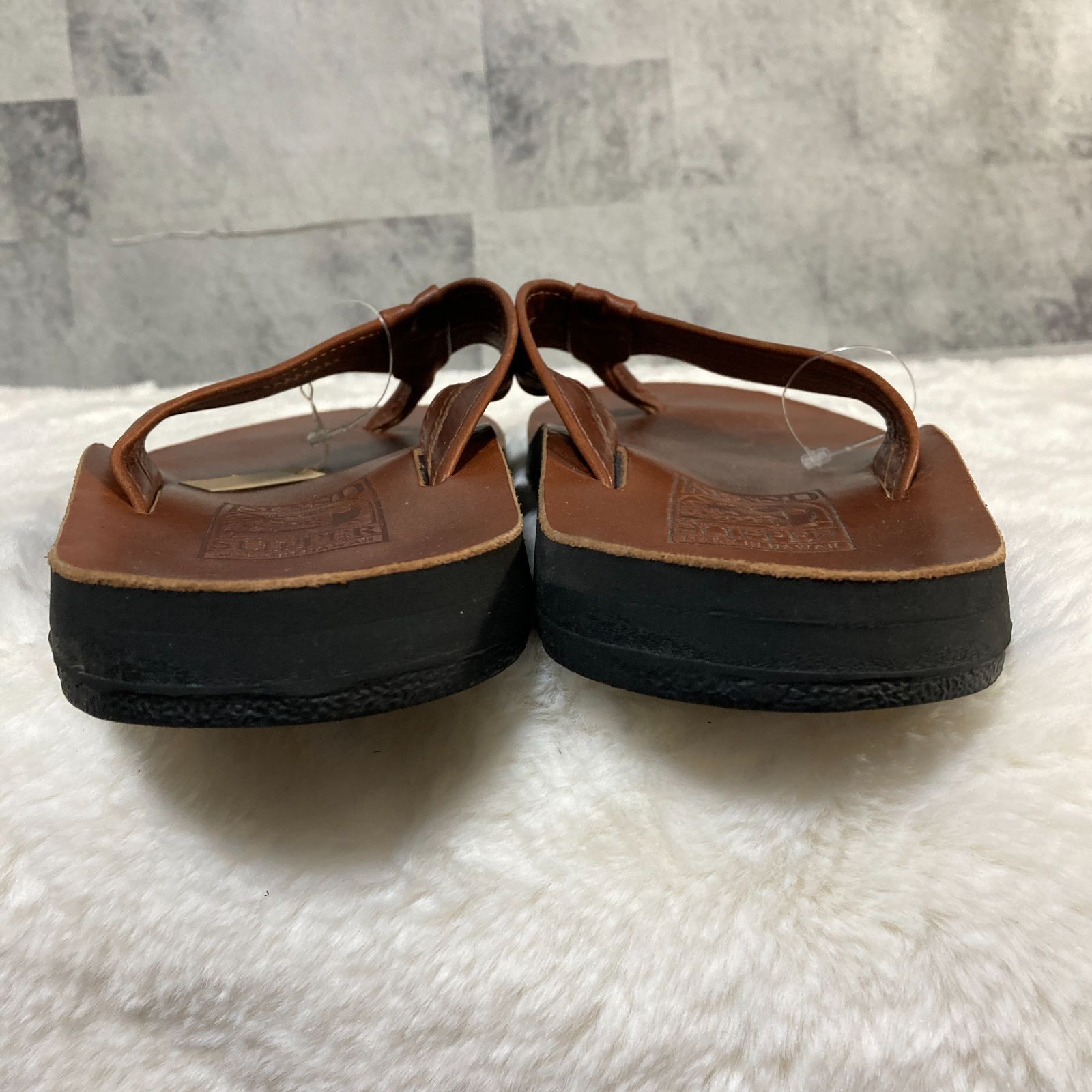 ハワイ製  SLIPPER ホーウィン社製 クロムエクセルレザー 9 ハワイ製 ISLAND SLIPPER ホーウィン社製 クロムエクセルレザー