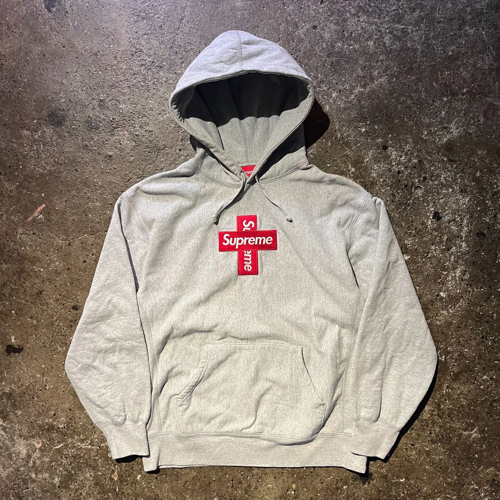 Supreme cross グレー クロスボックス パーカー Supreme 20aw Cross Box Logo Hooded Sweatshirt クロスボックス