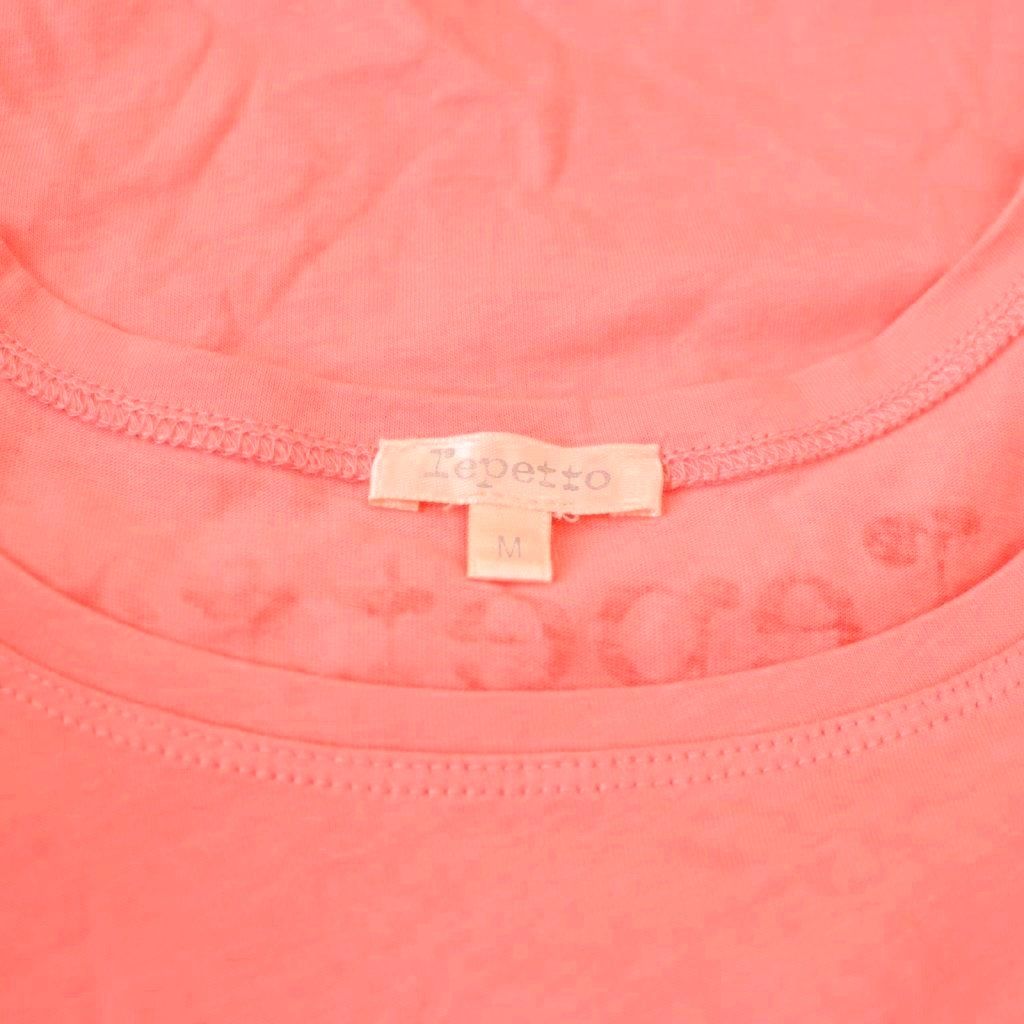 レペット Repetto Tシャツ カットソー ロゴ 半袖 M ピンク /CX