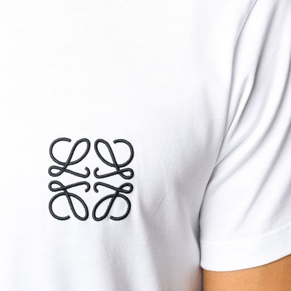 1 LOEWE ロエベ H526Y22X75 2100 ホワイト アナグラム ロゴ刺繍 1 LOEWE ロエベ H526Y22X75 2100 ホワイト アナグラム ロゴ刺繍