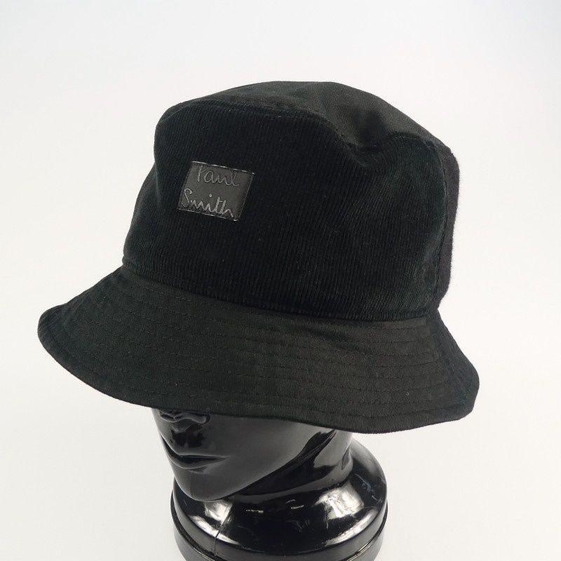 姫路東店 Paul Smith | ポール スミス ハット コーデュロイ ブロッキング 220304 960bv ブラック 118