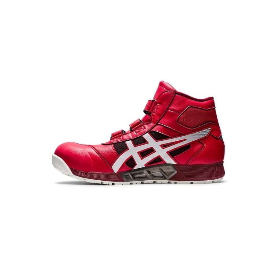 ASICS 在庫処分特価 CP308AC 600 クラシックレッド×ホワイト