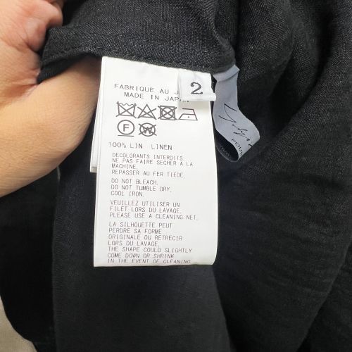 ヨウジヤマモトプールオム 三重襟 環縫いブロードシャツ size2 日本製 Yohji Yamamoto POU HOMME ヨウジヤマモト プールオム 24SS M