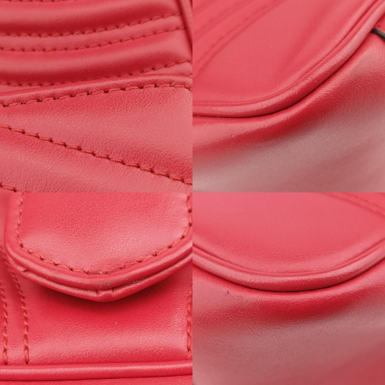 グッチGucciGGマーモントレッドレザー498110H024260694