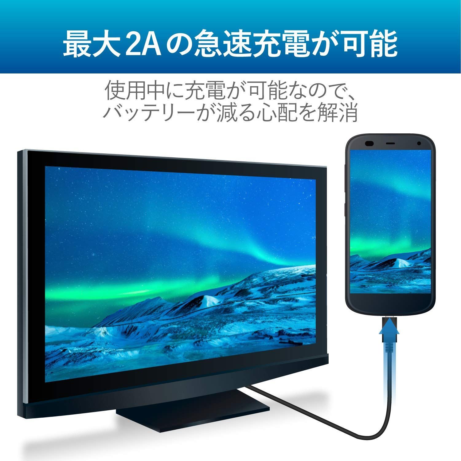 新品 エレコム MHL3.0ケーブル/1m/ブラック DH-MHL3C10BK - メルカリ