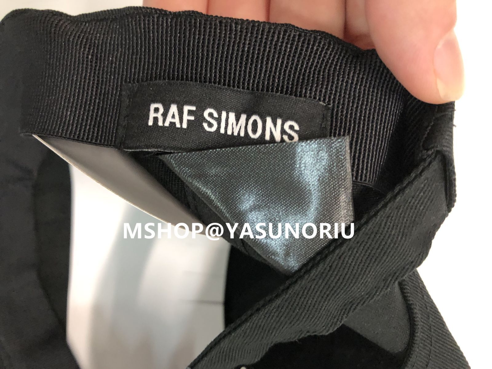 RAF SIMONS ラフシモンズ キャップ カニエ着用 - メルカリ