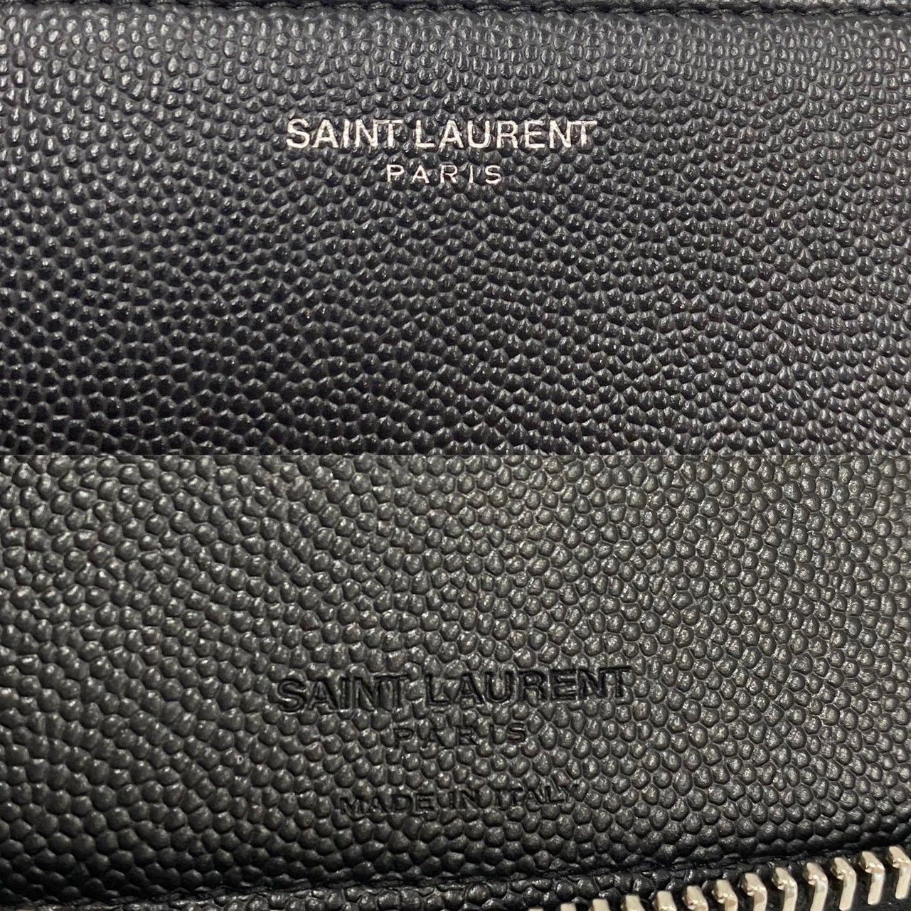 極 美品 希少品 SAINT LAURENT PARIS サンローランパリ ロゴ レザー 本