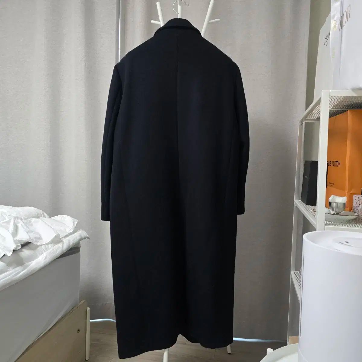 ★関税込★MUSINSA STANDARD★カシミアブレンド ロング コート★ プレミアムカシミヤ ロングコート （ステンカラーコート）｜ROPE
