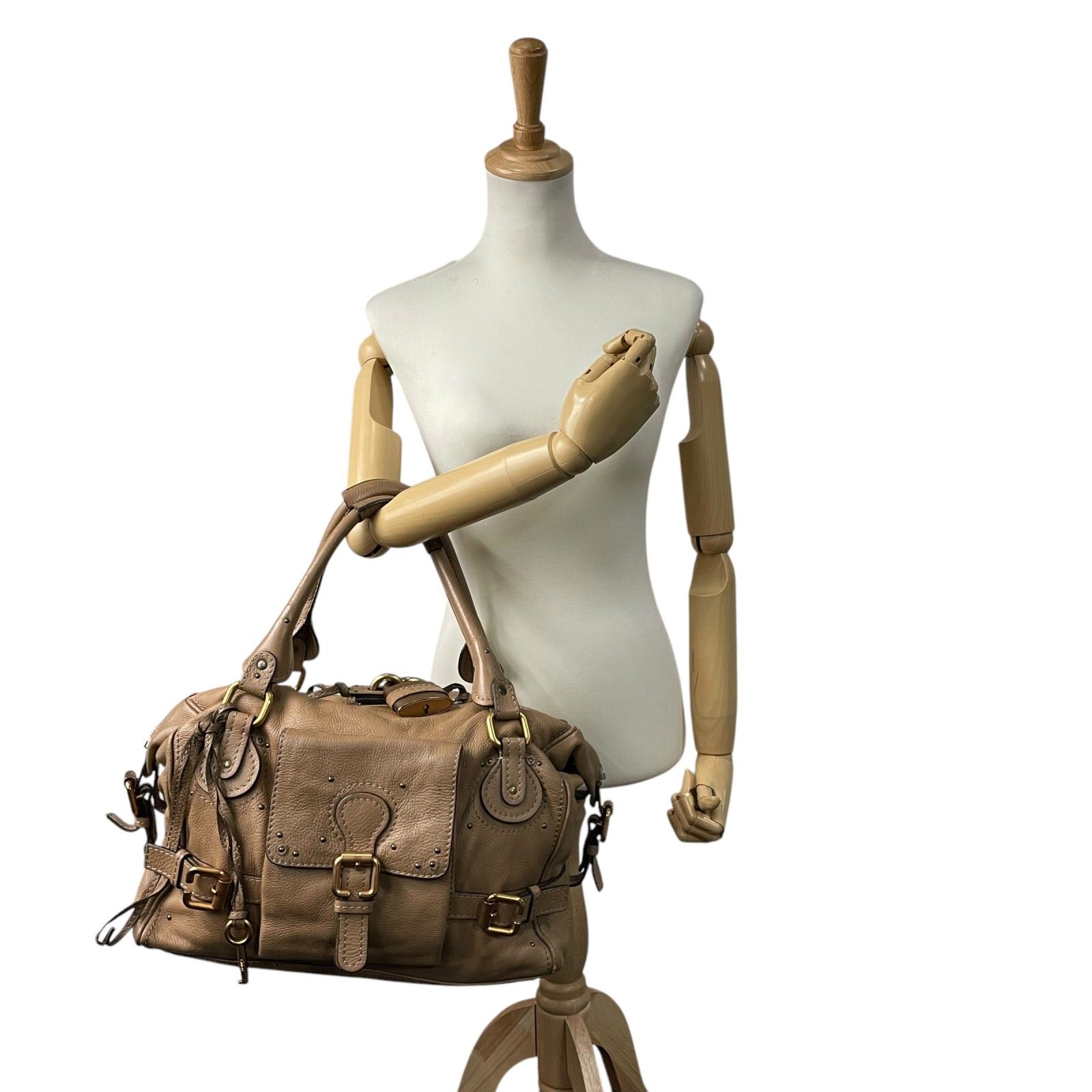 美品】Chloe クロエ パディントン ボストンバッグ ハンドバッグ