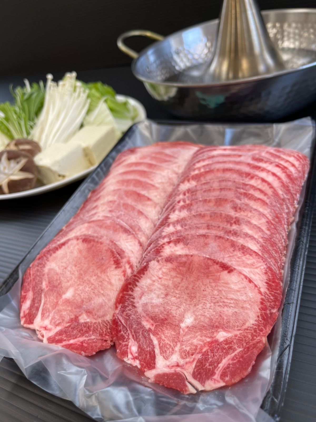 牛タンのしゃぶしゃぶ✨牛タン「しゃぶ」が絶品❣️500g×1パック