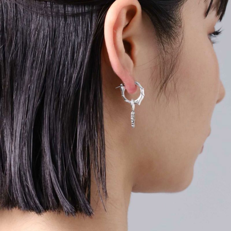 クロムハーツ ダガーフープピアス STERLING刻印 ヴィンテージ 片耳用