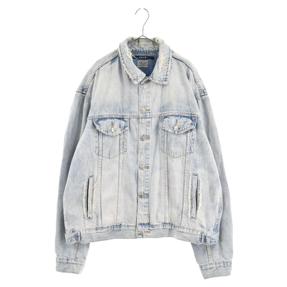 KSUBI (スビ) ×Travis Scott Denim Jacket ダメージデニムジャケット 