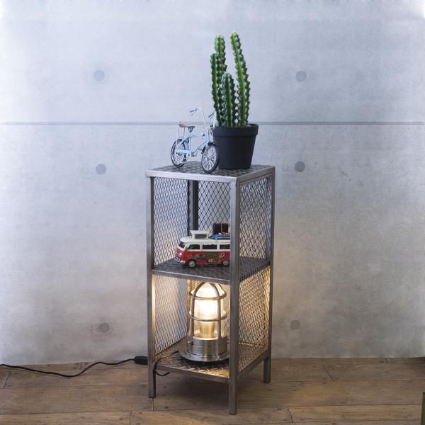 ラック 棚 収納棚 オープンラック 2段 メタル インダストリアル