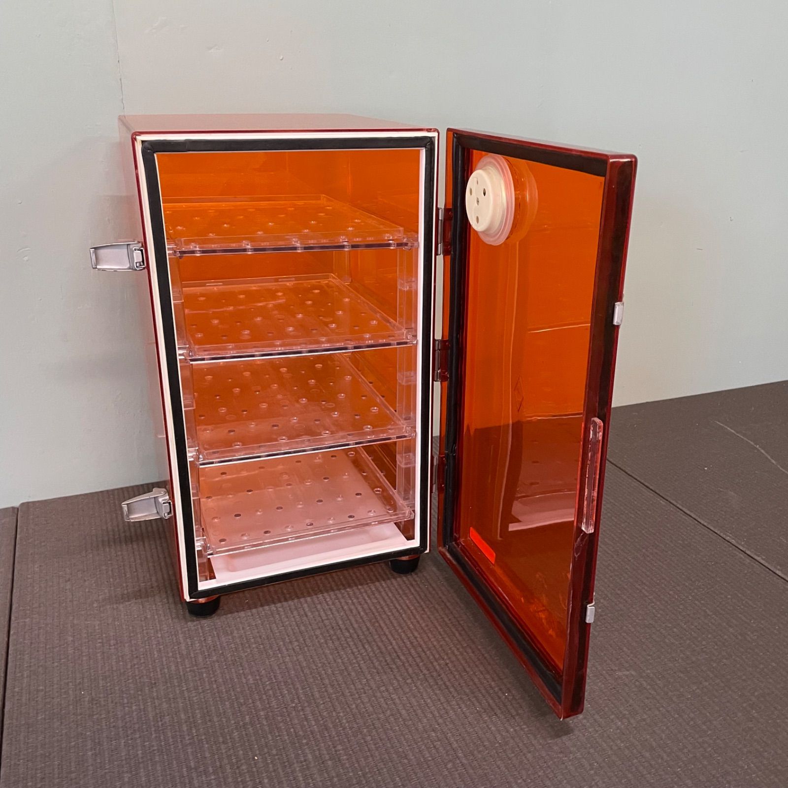 棚 レトロポップ セール 昭和レトロ 当時物 インテリア オレンジ ラック