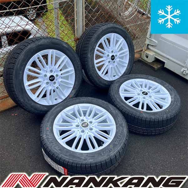 225/45R17 NANKANG AW-1 BMW MINI ミニクーパー 新品 17インチ 5H PCD112 スタッドレス 冬 タイヤホイールセット  4本 F54 F55 F56 F57 F60 F65 グロスホワイト 純正 レプリカ - メルカリ