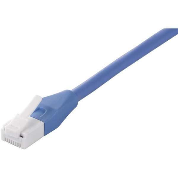バッファロー Cat6A ツメの折れないLANケーブル 標準 ストレート 15m ブルー BSLS6ANU150BL