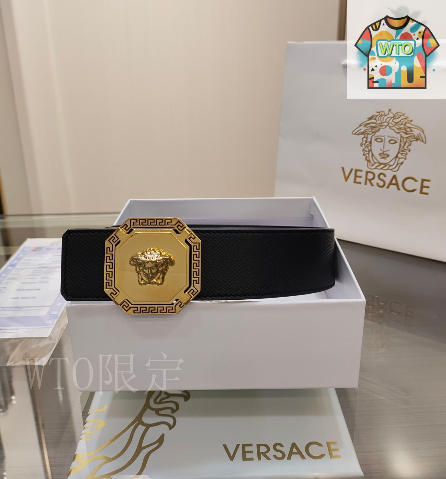 ヴェルサーチ Versaceレザーワンピース34 VERSACE4(ヴェルサーチ) / 37048-1 | 輸入壁紙専門店 WALPA