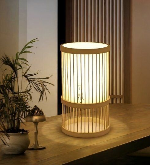 新品 手編み 竹製 インテリア テーブルランプ スタンドライト 新品 手編み 竹製 インテリア テーブルランプ スタンドライト