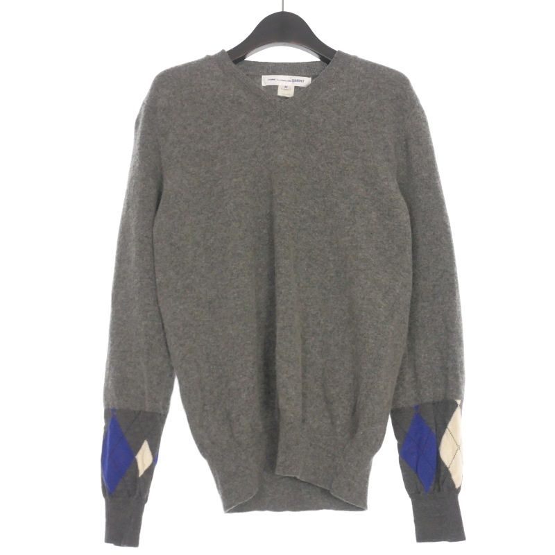 コムデギャルソンシャツ COMME des GARCONS SHIRT 袖切替 Vネック