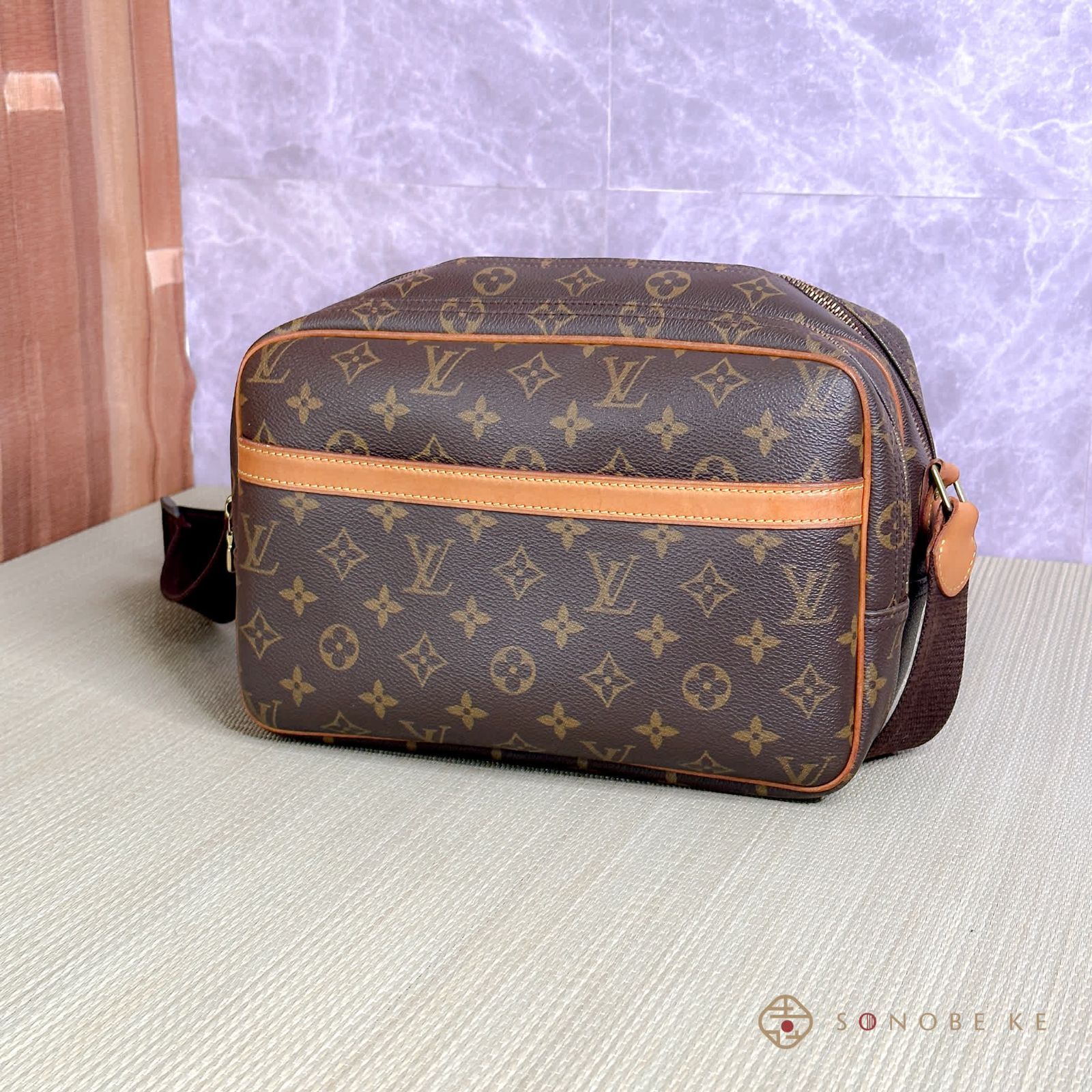 LOUIS VUITTON ルイヴィトン ショルダーバッグ モノグラム リポーター