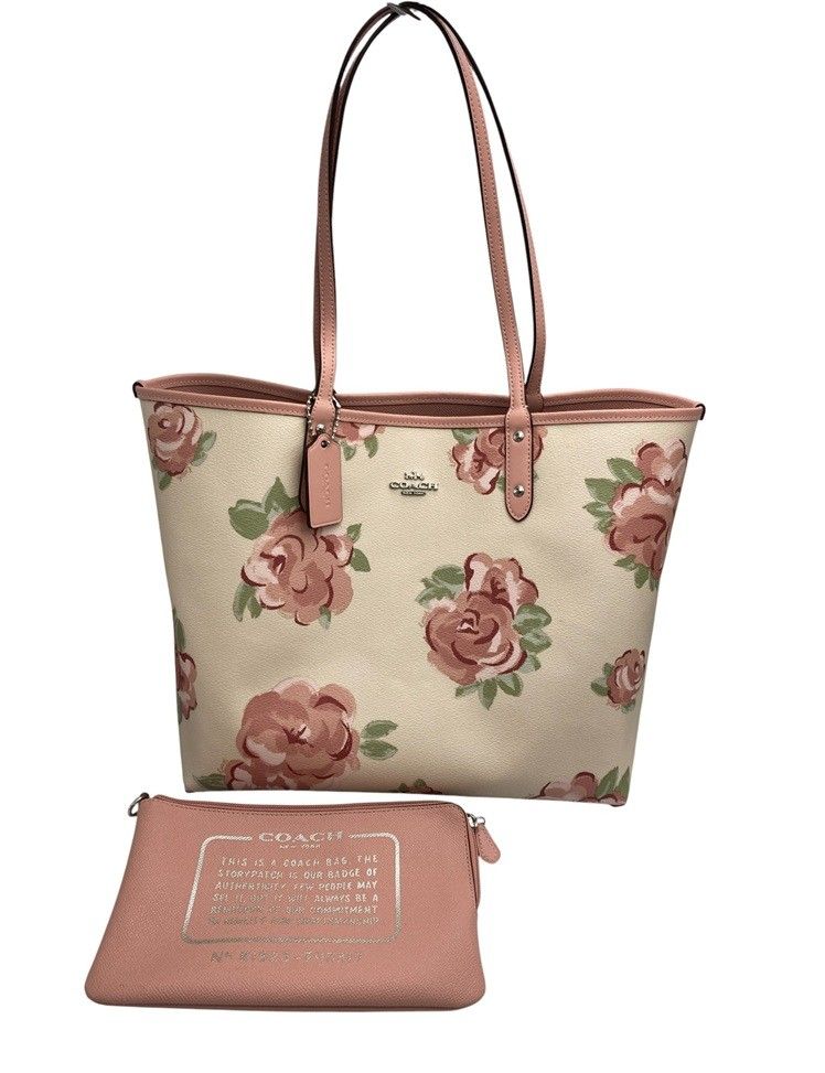 COACH コーチ ジャンボ フローラル プリント リバーシブル トートバック F45317 D4