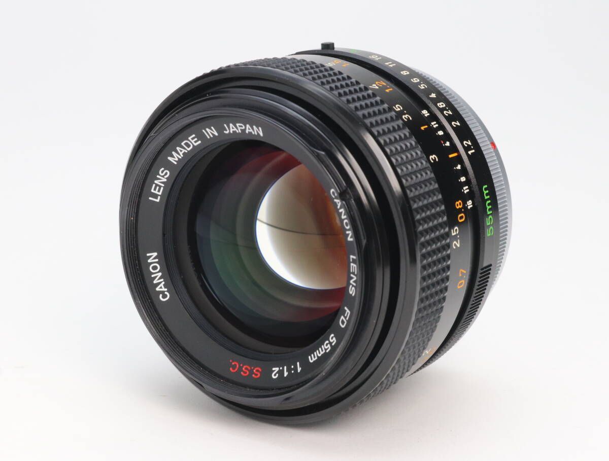 A Canon キヤノン FD 55 mm F 1 2 S C 初期不良 可 110 137