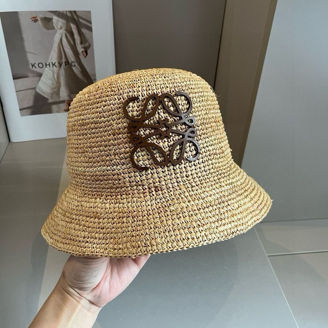 最終値下げ　LOEWE バケットハットラフィア 楽天市場】LOEWE ロエベ バケットハット BUCKET HAT RAFFIA LOGO