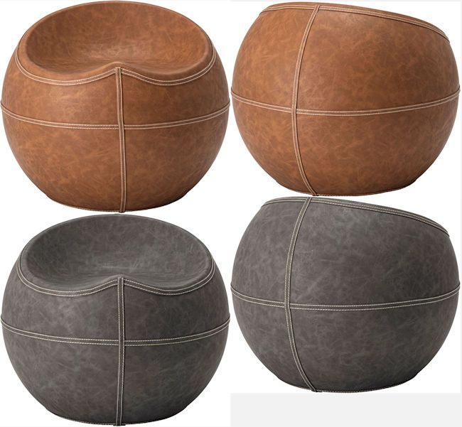 ソフトレザースツール 丸形スツール 椅子 ダイニング リビング合皮（1396） ソフトレザースツール 丸形スツール 椅子 モダン ダイニング リビング