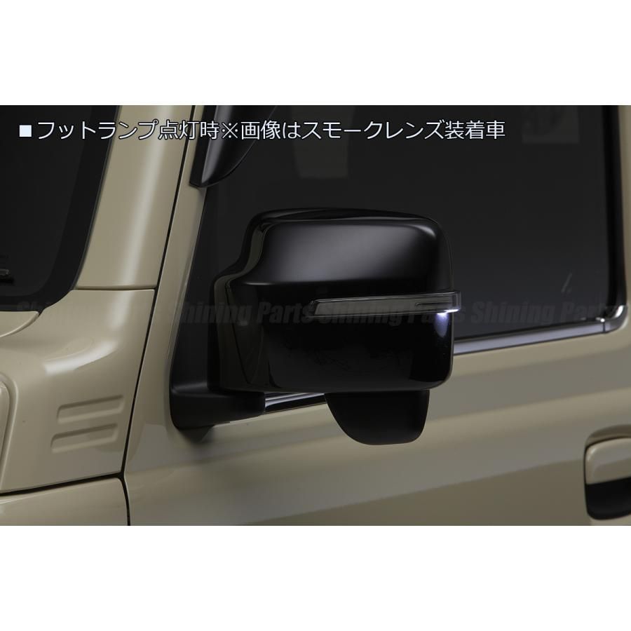 コンパクト発送 スズキ車用 LED ウインカーミラーレンズキット 流星Ver